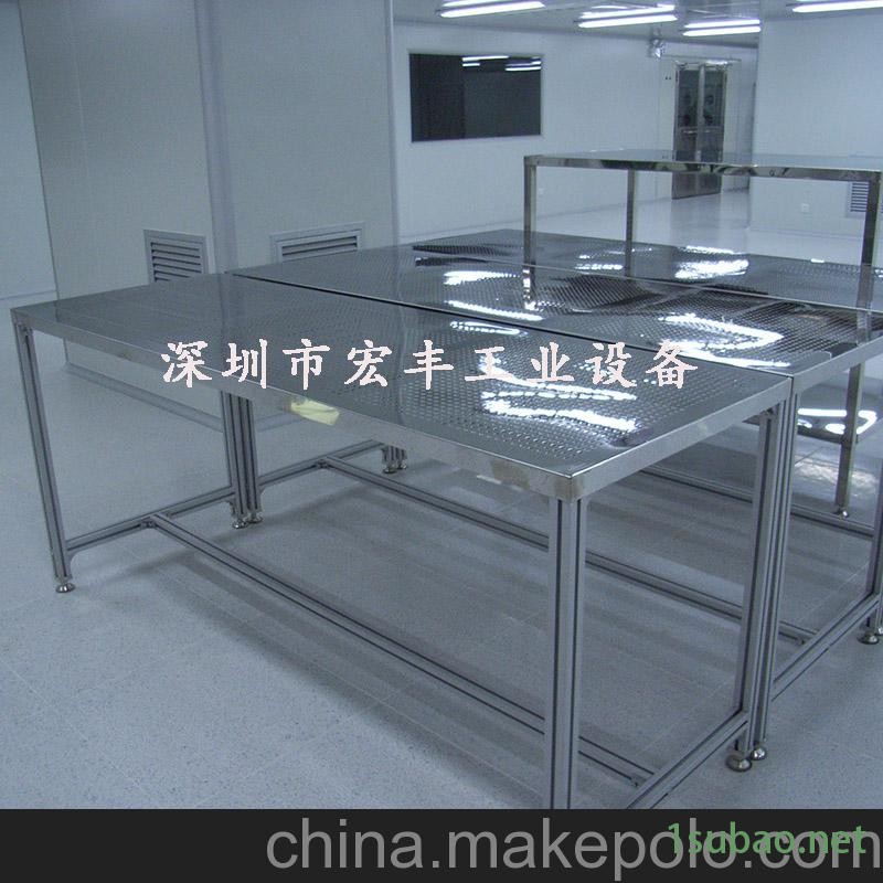 厂家直销惠州单边双边不锈钢工作台 惠阳防静电工作台图2