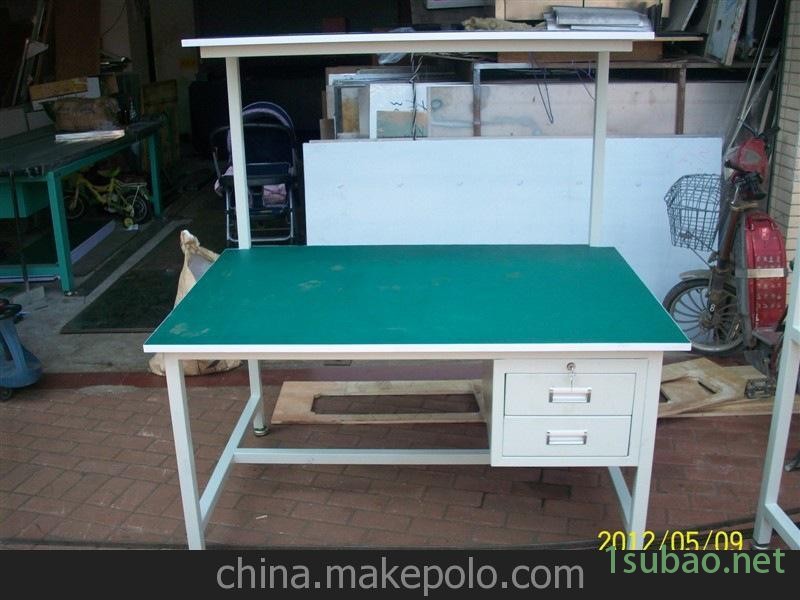 100%厂家定做带挂板工作台 长安涌头工作台厂家图2