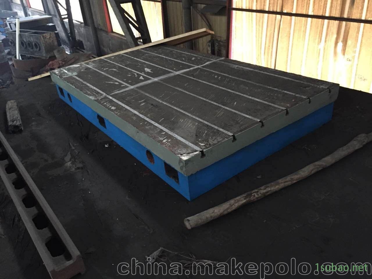 运昌厂家专业制作大型铸铁平台 大型机床工作台 T型槽钳工工作台图2