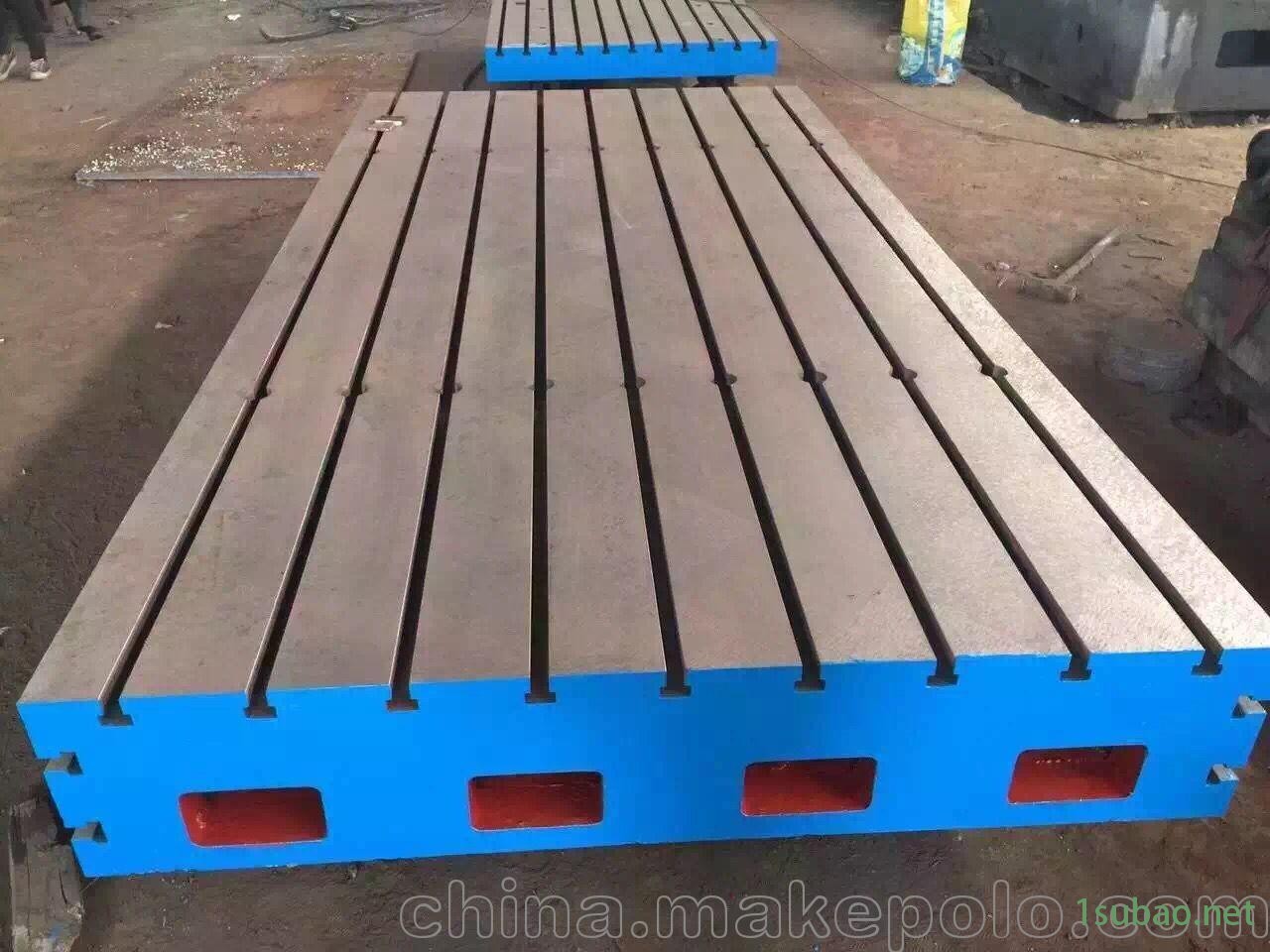 运昌厂家专业制作大型铸铁平台 大型机床工作台 T型槽钳工工作台图4