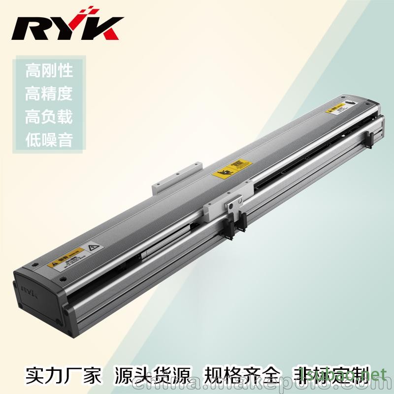 供应半封闭滚珠丝杠模组，RYK120直线滑台图2