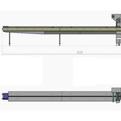 珠海长条形物体全自动套膜包装机​