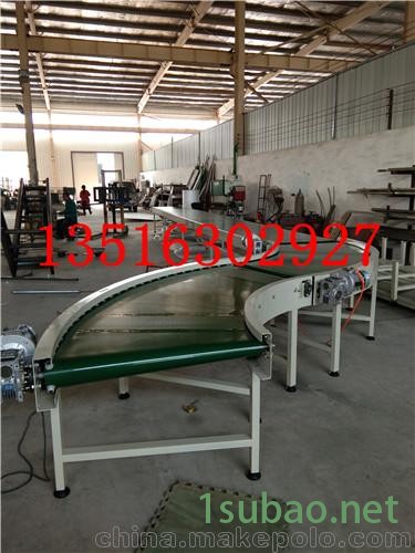 绿色PVC电子输送带转弯型输送机团购图4