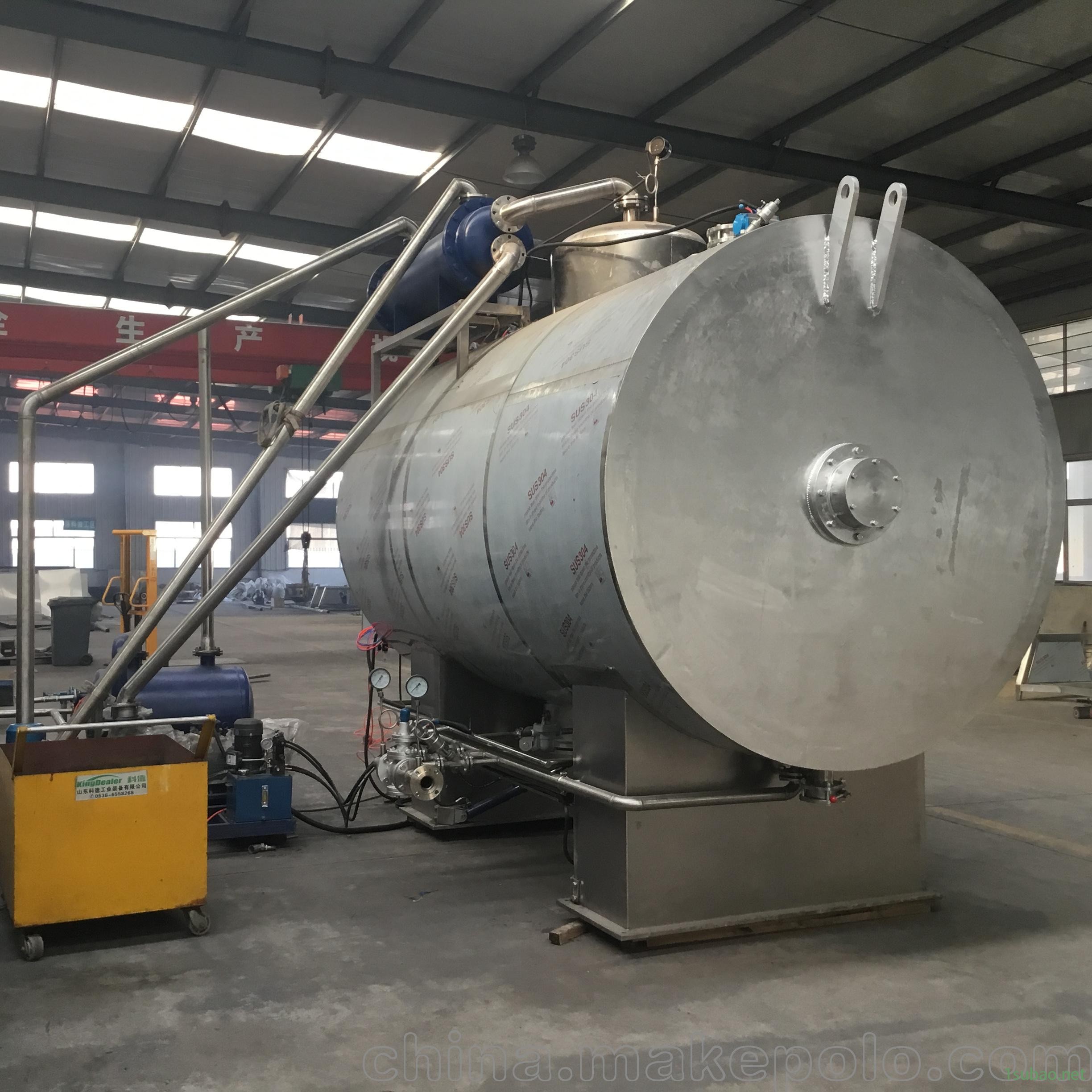 全自动搅拌机 真空脱水搅拌罐  固定式不锈钢储罐图3