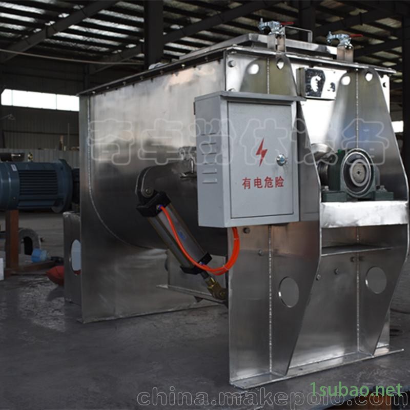 活性粉混料机 化工卧式螺带混合机图2
