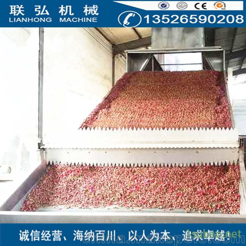 脱水山药片烘干机小型药才粉干燥机  水果山药设备网带式烘干设备图3