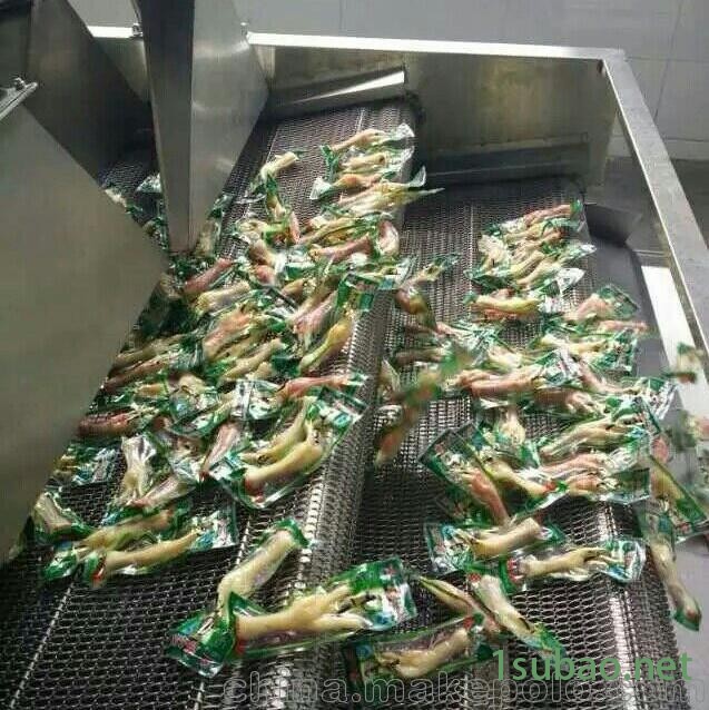 汇康牌食品风干机 酱菜包装袋风干线 网带式干燥机图3