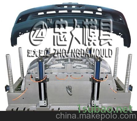 台州忠大忠亿塑模科技有限公司汽车保险杠模具图4