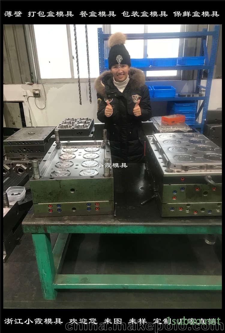 台州塑料模具厂  一次性透明饭盒模具图3