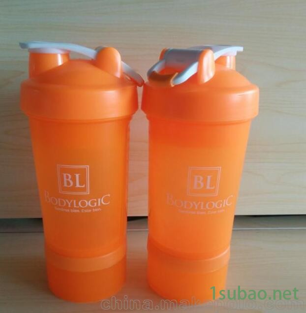 摇摇杯 蛋白粉健身运动水杯水壶 旋风杯 奶昔杯 酵素杯三层塑料杯图3