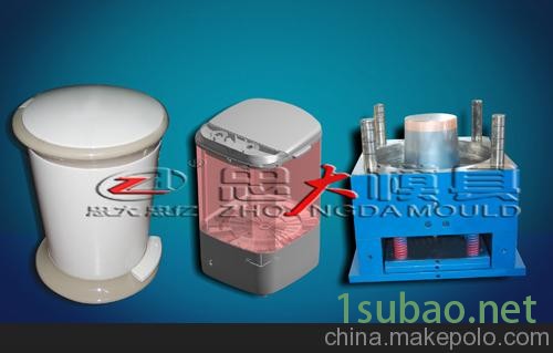 忠大模具垃圾桶模具图2