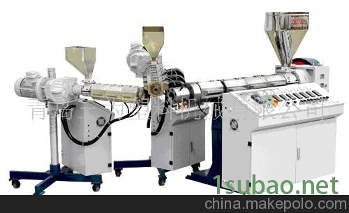 供应塑料共挤单螺杆挤出机单螺杆挤出机械塑料挤出机(图)图1