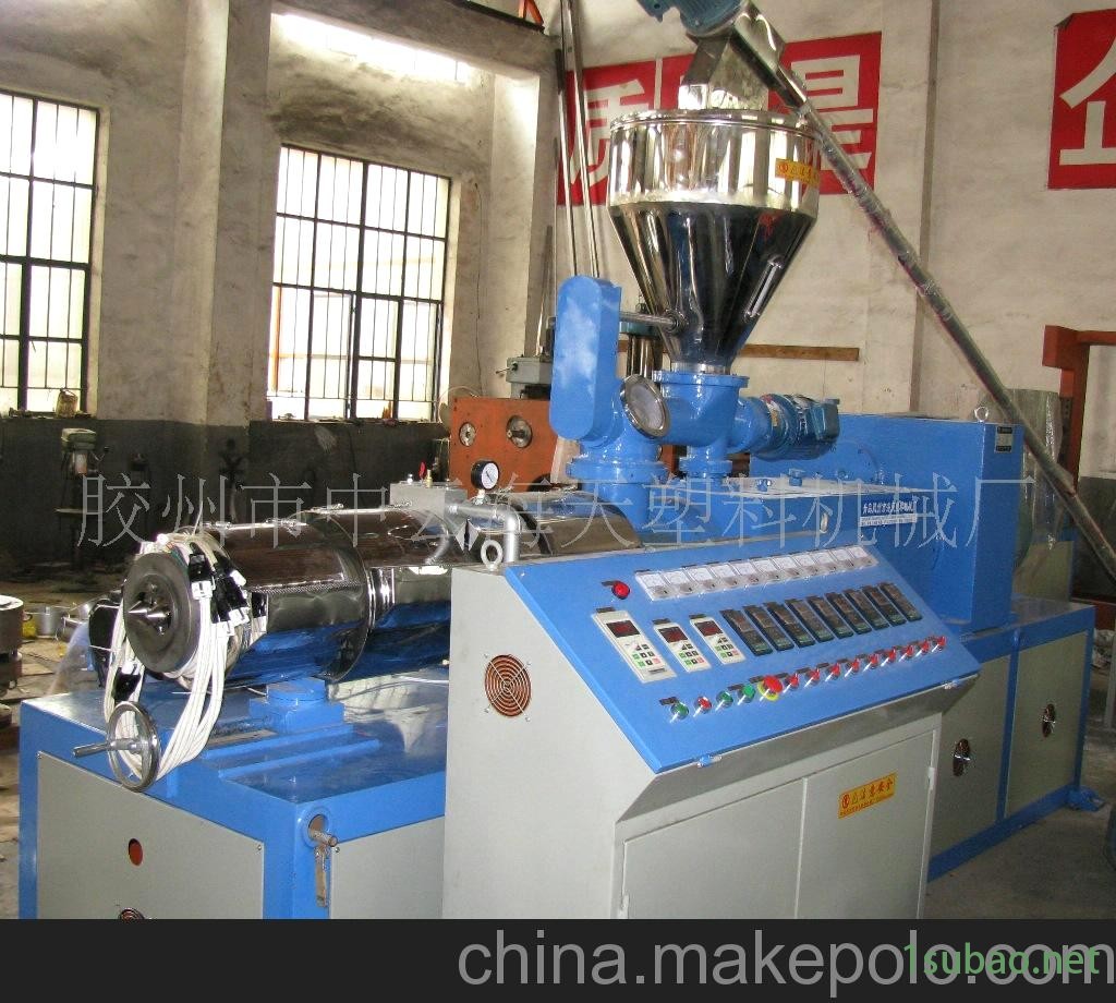 供应高效全新双螺杆塑料挤出机，PVC管材挤出机图2