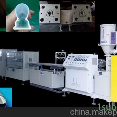 張家港圖瑞TRFW-1000 變頻調速、真空冷卻水槽LED塑料擠出機