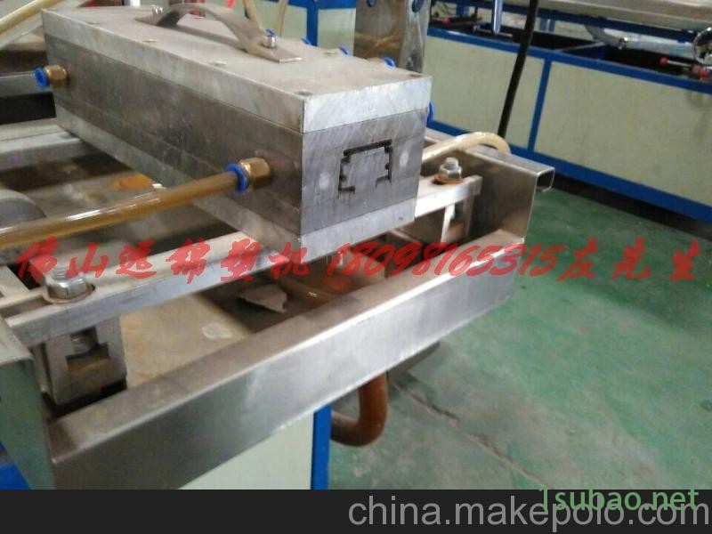 PVC百页窗片挤出机 PVC型材挤出生产线图3