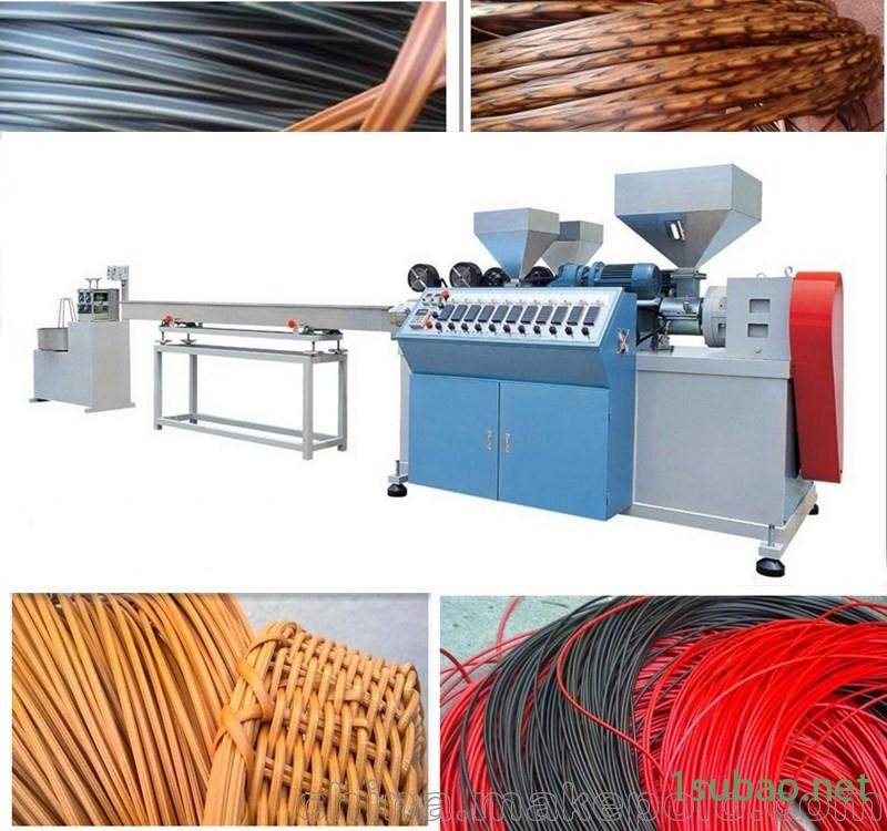 广州联信塑料挤出机厂 塑料仿藤机全国统一价6.5万元图3