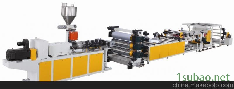 山东塑料挤出机 塑料板片生产线图2