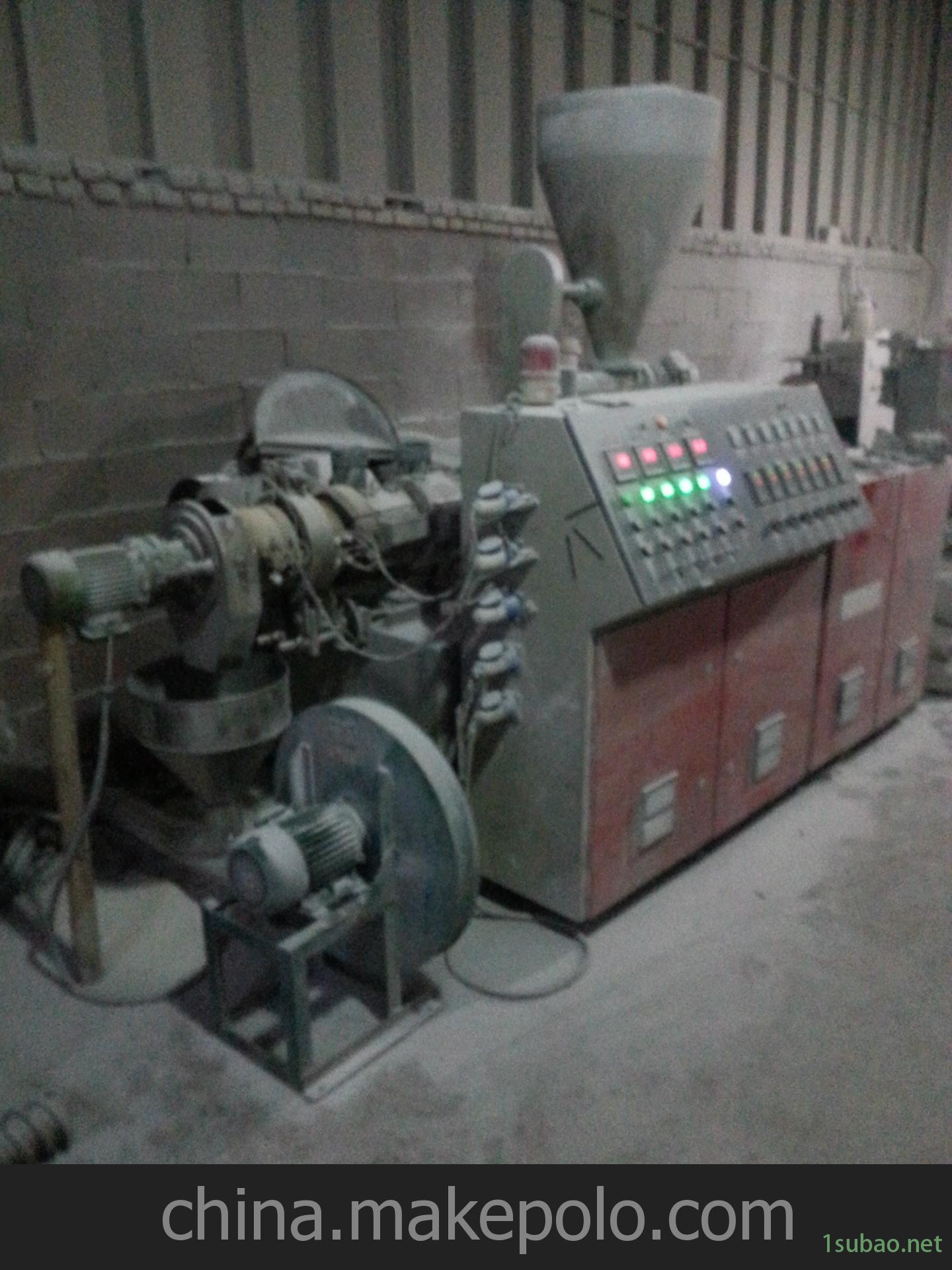 pvc再生料厂家低价供应二手51型康达双螺杆挤出机图1