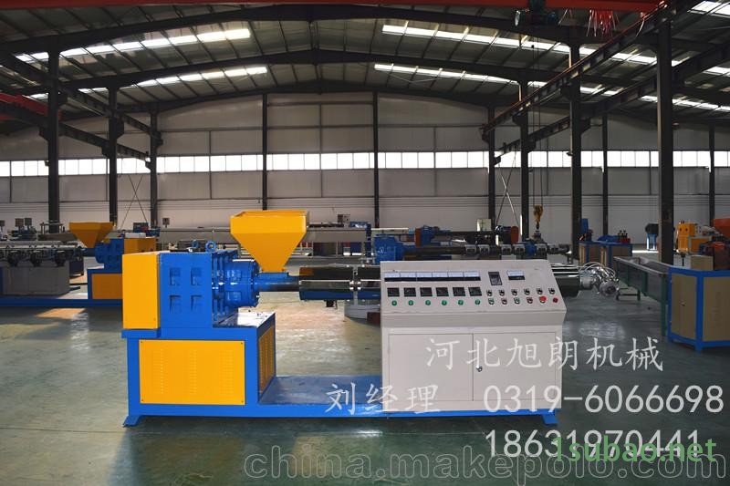 供应旭朗牌塑料挤出机 塑料管材挤出机生产线图2