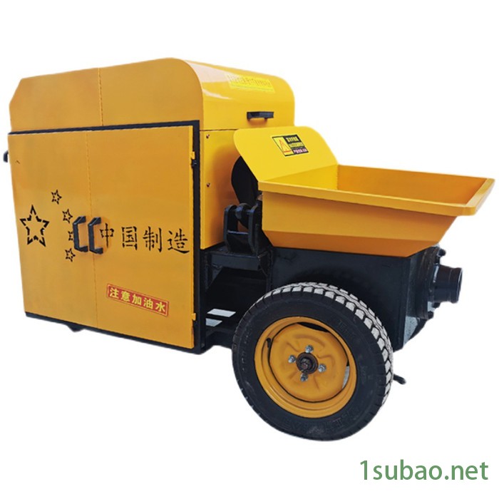 40型混凝土发泡机 墙面腻子喷涂机 卧式构造二次柱泵图7