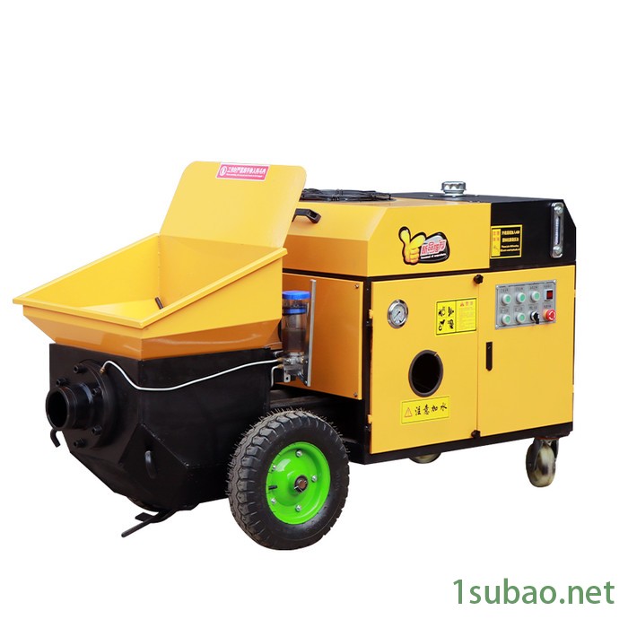 40型混凝土发泡机 墙面腻子喷涂机 卧式构造二次柱泵图6