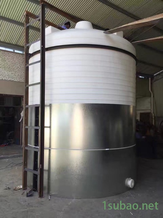 宁波50吨立方塑料水箱 硫酸储罐 滚塑一次成型图6