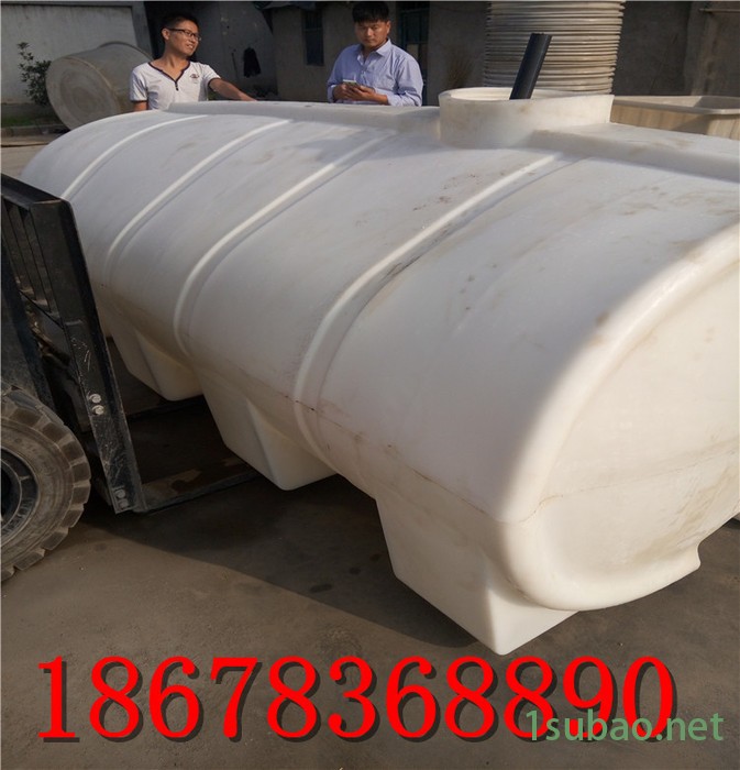 信诚滚塑大桶厂家1.5吨卧式塑料桶 车载运输1.5方pe储罐 1500升卧式水箱加工定做图6
