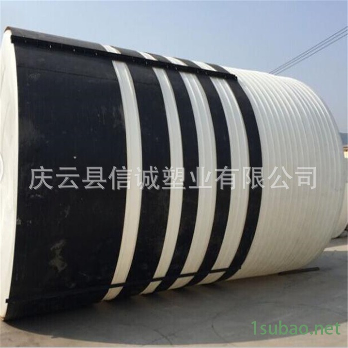 山东厂家加工50t塑料桶 pe材质滚塑一体成型化工50立方pe水塔塑胶储罐图7