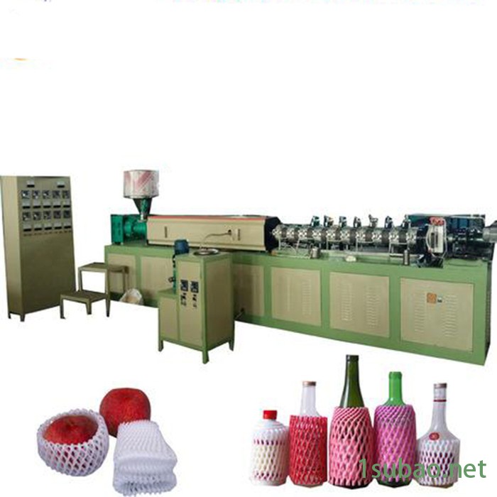 网垫机 网套机 珍珠棉发泡机 花菜西瓜网套生产线福昌图4