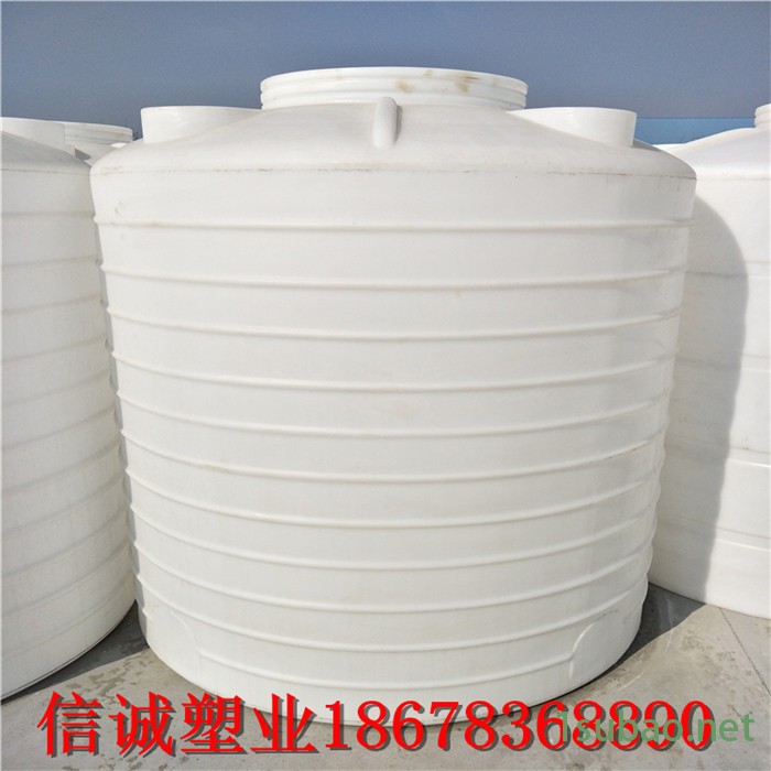 山东信诚5T食品级塑料罐,5立方塑料储罐,pe塑料大桶5吨滚塑水箱图5