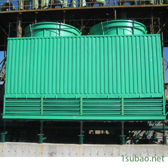逆流式散热水塔  注塑机挤出机冷却塔 加厚玻璃钢材质冷却塔 冷却塔  玻璃钢冷却塔 低噪音方形横流型冷却塔图2