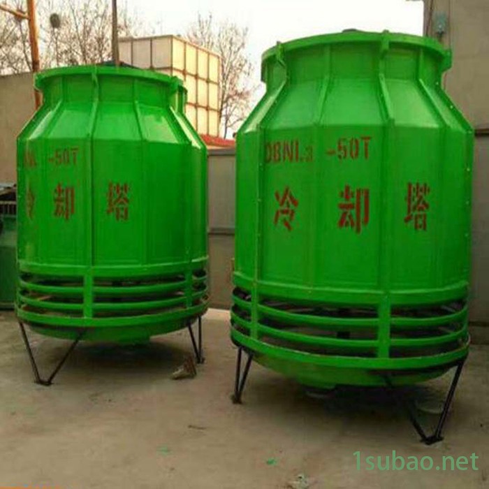 传统型圆形冷却塔  中高温逆流式凉水塔 机械通风冷却塔 玻璃钢冷却塔 注塑机挤出机冷却塔 大中小型玻璃钢冷却塔图3