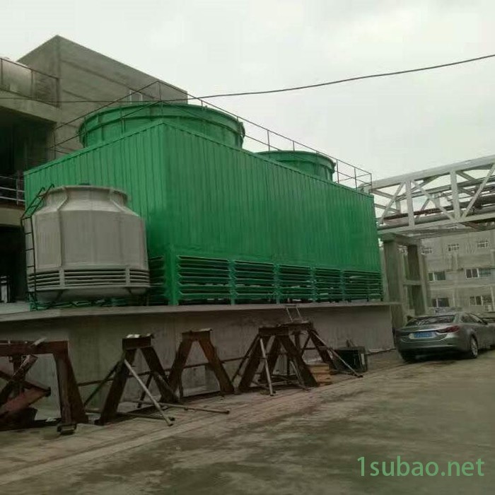 逆流式玻璃钢冷却塔  注塑机冷却塔 自然通风冷却塔 玻璃钢冷却塔 高温工业型散热凉水塔 大中小型玻璃钢冷却塔图2