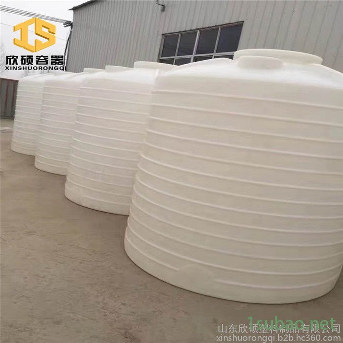 欣硕PT6000 6吨塑料桶6000L滚塑大桶6T耐酸碱储罐6立方工地建筑储罐6吨双氧水化工桶厂家直供图5