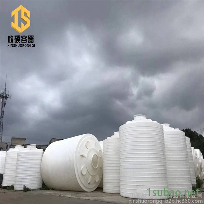 欣硕PT6000 6吨塑料桶6000L滚塑大桶6T耐酸碱储罐6立方工地建筑储罐6吨双氧水化工桶厂家直供图3