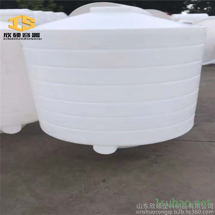 欣硕PT6000 6吨塑料桶6000L滚塑大桶6T耐酸碱储罐6立方工地建筑储罐6吨双氧水化工桶厂家直供图2