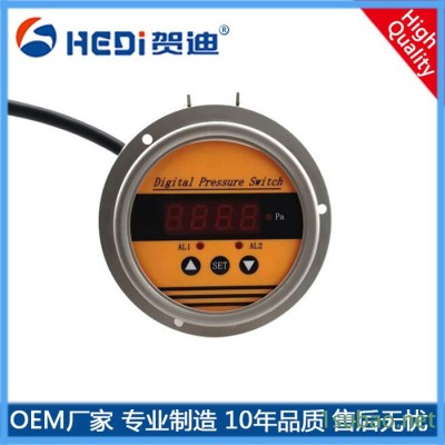 贺迪HDP802S智能压差控制器 4~20mA输出供电24DCV用于液压机注塑机测量与控制