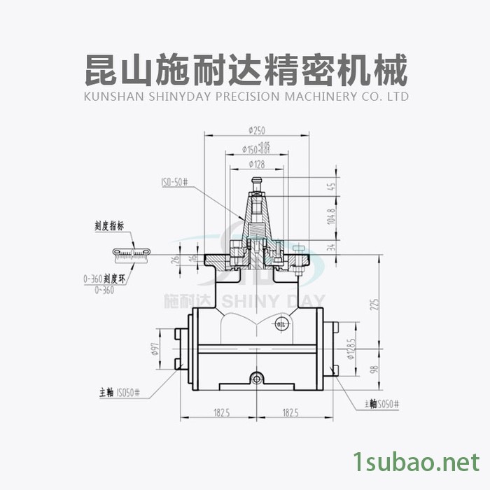 供应施耐达D79 加工中心侧铣头 重型角度头 铣床加工中心 双头铣头 双面铣头 万向铣头 卧式铣床 双头铣 侧铣头厂家图5