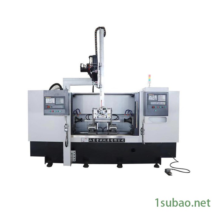 数控双头铣床 双面数控铣床,数控双面铣床 双头平端面钻中心孔机床图6