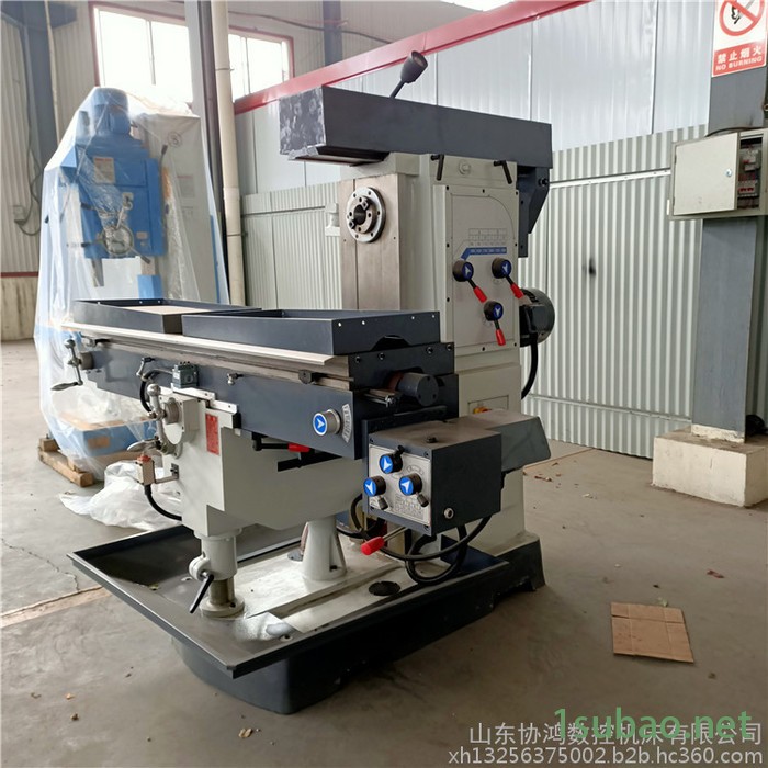 协鸿制造x6036多功能铣床 配立铣头可立卧两用 卧式升降台铣床图3