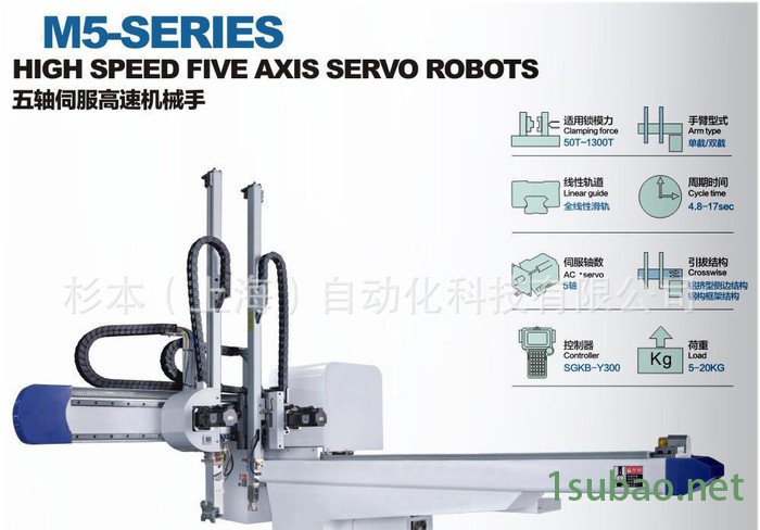 注塑机机械手 注塑自动化横走服机械手 注塑机自动化 伺服机械手图2