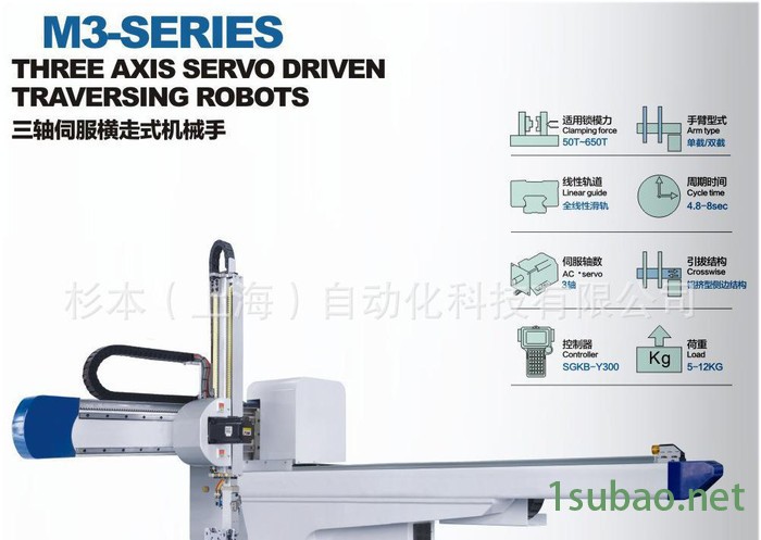 工业机械手臂 工业机器人 注塑机机械手 注塑机械手 三轴机械手图2