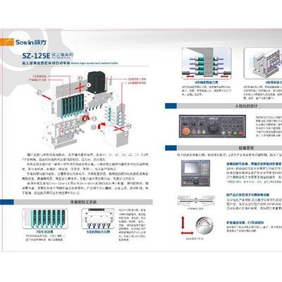 双主轴数控走心机    走心机   车床