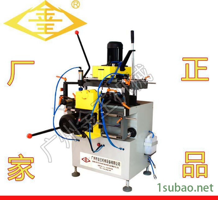 铝门窗设备xs双轴仿形铣 铝塑型材重型锁孔槽仿形铣床图2