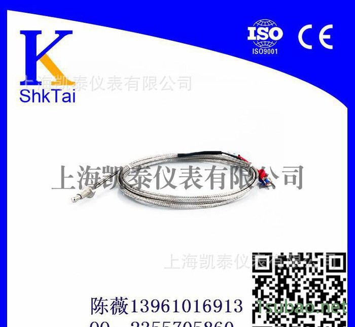 定做注塑机热电偶铠装PT100 热流道感温针螺钉图2