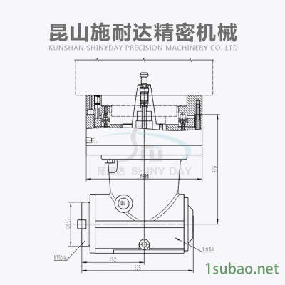 供应 施耐达 90度直角铣头BT50 BT40铣头 侧铣头 万向铣头 卧式铣床 角度头 双头铣床 万向角度铣头