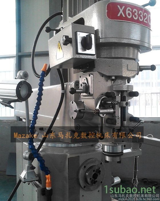 马扎克炮塔铣床X6332 三轴数显 台湾铣头 现货供应图5