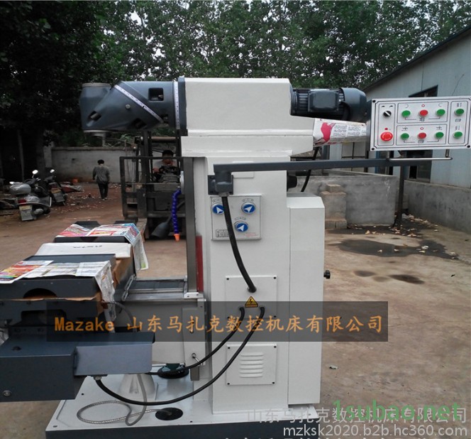 马扎克X6432万能回转头铣床 升降台图5