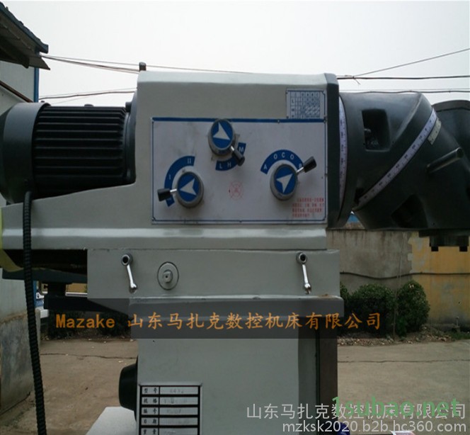 马扎克X6432万能回转头铣床 升降台图7