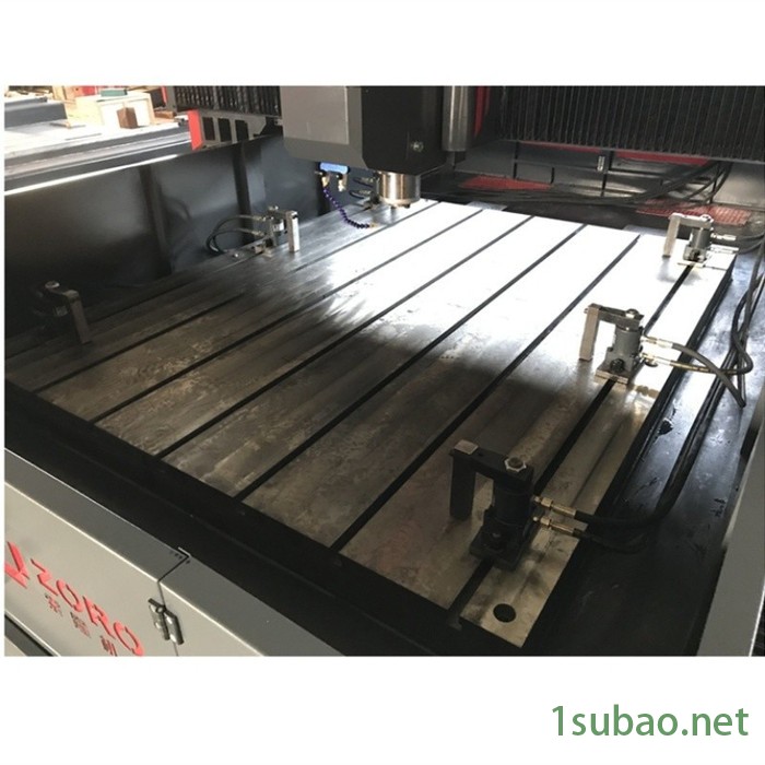 【索隆数控】1620龙门数控钻铣床 平面数控龙门钻床 CNC钻铣攻丝机 凯恩帝系统 高速低噪音图2